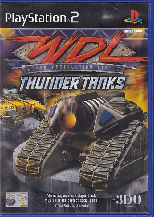 WDL World Destruction League Thunder Tanks - PS2 (B Grade) (Used) (Eng)